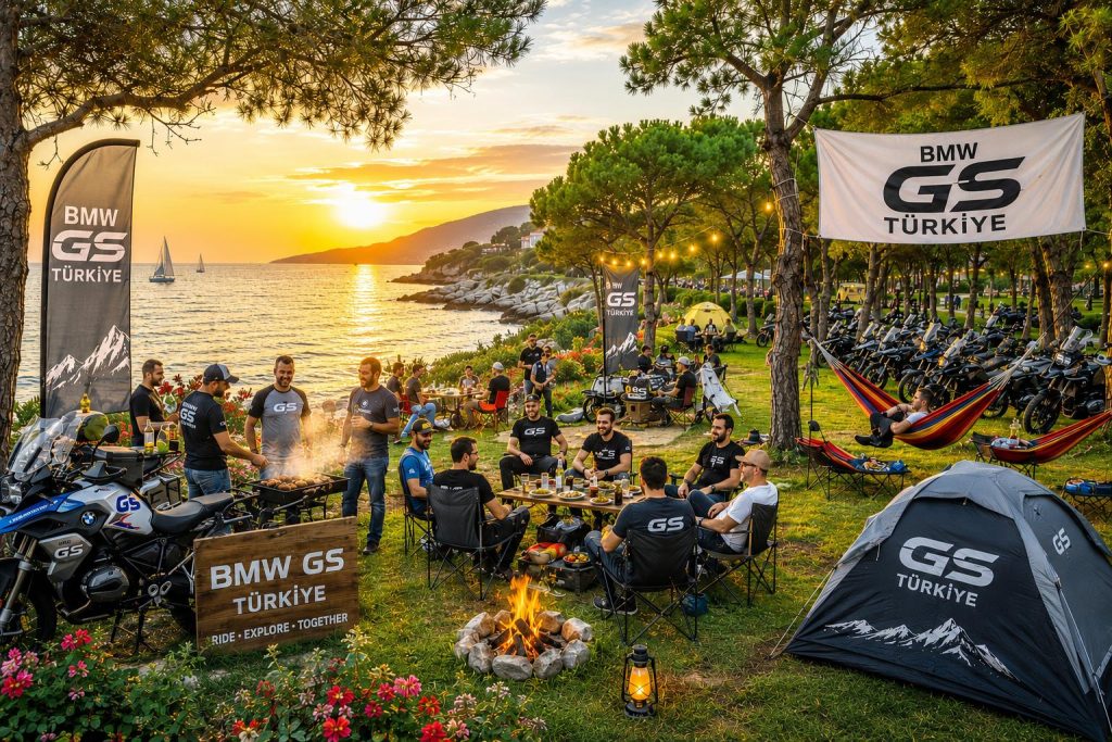BMW GS CLUB TÜRKİYE deniz çadır mangal